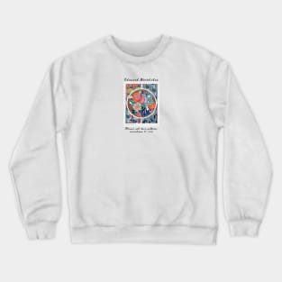 Flower art deco pattern variations 11, Édouard Bénédictus Crewneck Sweatshirt